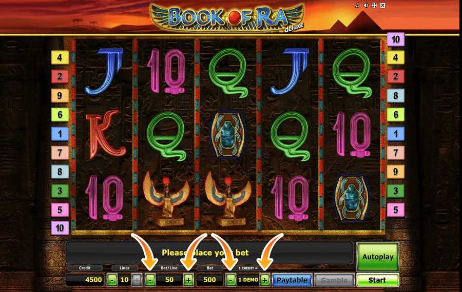 Come giocare al Book of Ra Deluxe slot