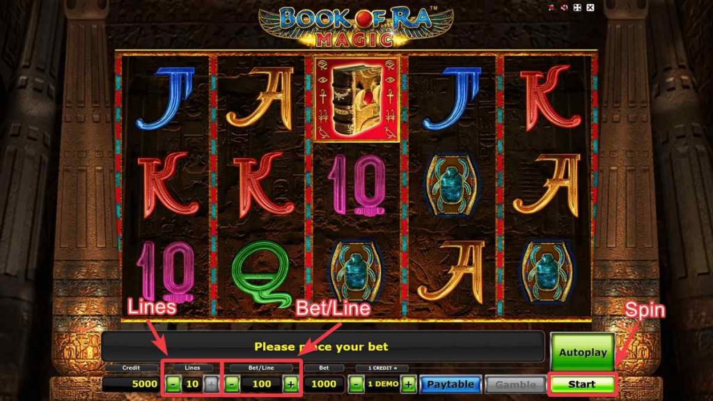Come Giocare a Book of Ra Magic
